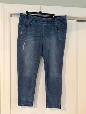 Democracy Women's Dark Blue Stretch Jeggings